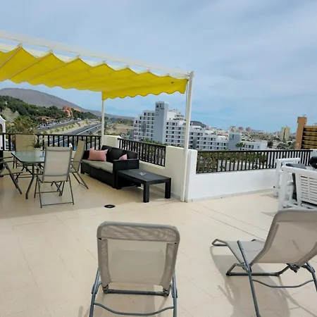 Garajonay Atico Costa Adeje & Jacuzzi& Barbacoa Gran Terraza Playa Feñabe