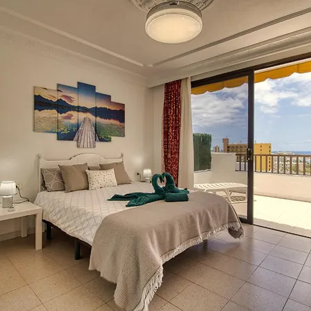 Garajonay Atico Costa Adeje & Jacuzzi& Barbacoa Gran Terraza דירה *