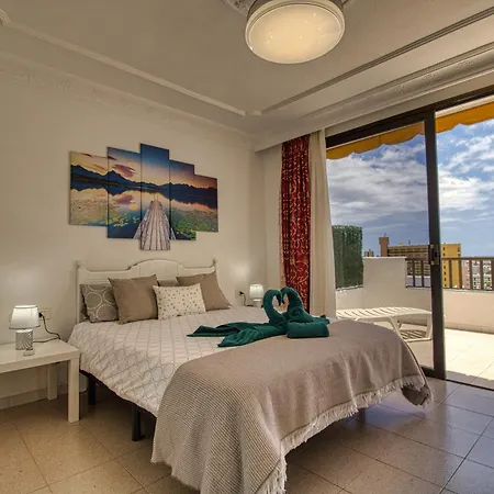 アパート Garajonay Atico Costa Adeje & Jacuzzi& Barbacoa Gran Terraza Playa Feñabe