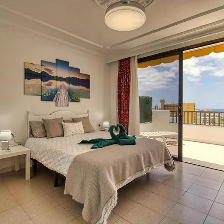 Apartamento Garajonay Atico Costa Adeje&jacuzzi& Barbacoa Gran Terraza Playa Feñabe