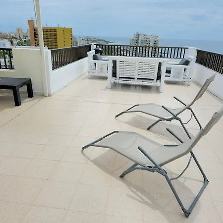 Garajonay Atico Costa Adeje&jacuzzi& Barbacoa Gran Terraza Apartamento Playa Feñabe