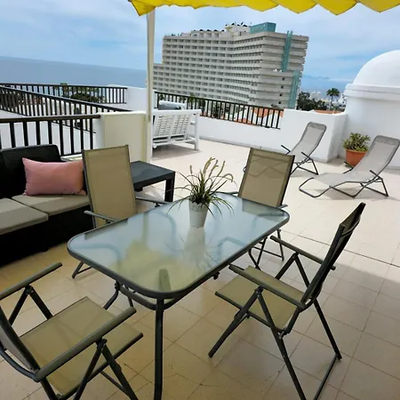 Apartment Penthouse Sea View Jacuzzy Terrace & Pool Playa Feñabe