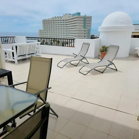 アパート Garajonay Atico Costa Adeje & Jacuzzi& Barbacoa Gran Terraza *