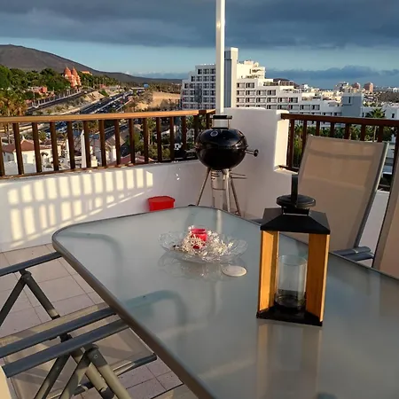 Garajonay Atico Costa Adeje & Jacuzzi& Barbacoa Gran Terraza *