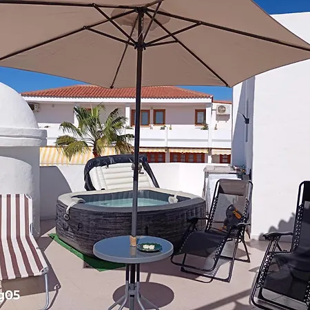 Garajonay Atico Costa Adeje & Jacuzzi& Barbacoa Gran Terraza Playa Feñabe