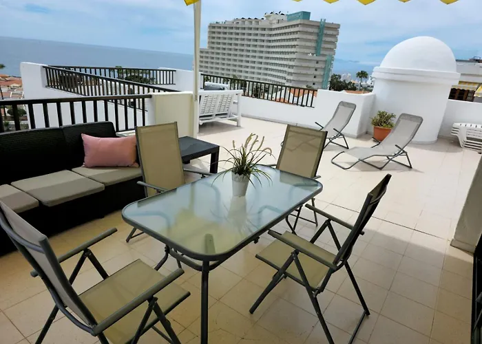 Apartamento Garajonay Atico Costa Adeje&jacuzzi& Barbacoa Gran Terraza Playa Feñabe