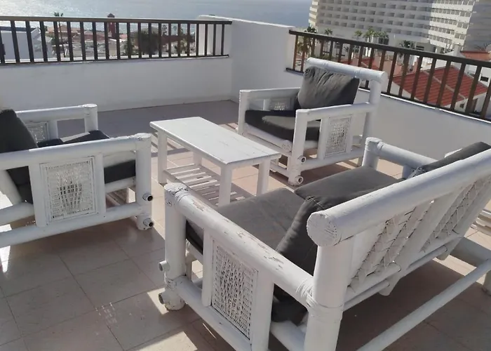 Garajonay Atico Costa Adeje & Jacuzzi& Barbacoa Gran Terraza شقة *