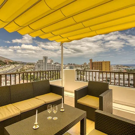 Penthouse Sea View Jacuzzy Terrace & Pool Lejlighed Playa Feñabe