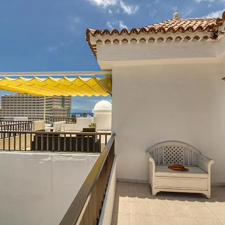 Garajonay Atico Costa Adeje & Jacuzzi& Barbacoa Gran Terraza *