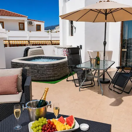 Garajonay Atico Costa Adeje & Jacuzzi& Barbacoa Gran Terraza Apartment Playa Fanabe